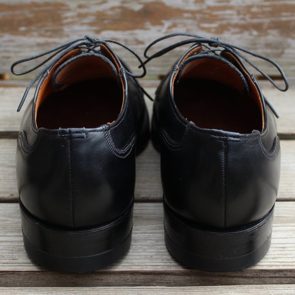 Vintage the Hartt Shoe Black Cap Toe Gunboat Derby - Picture 6 of 14